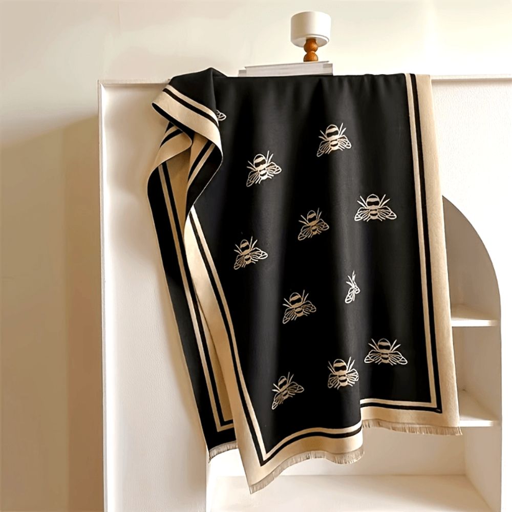 Nuvia Bee Mönster Vinter Halsduk