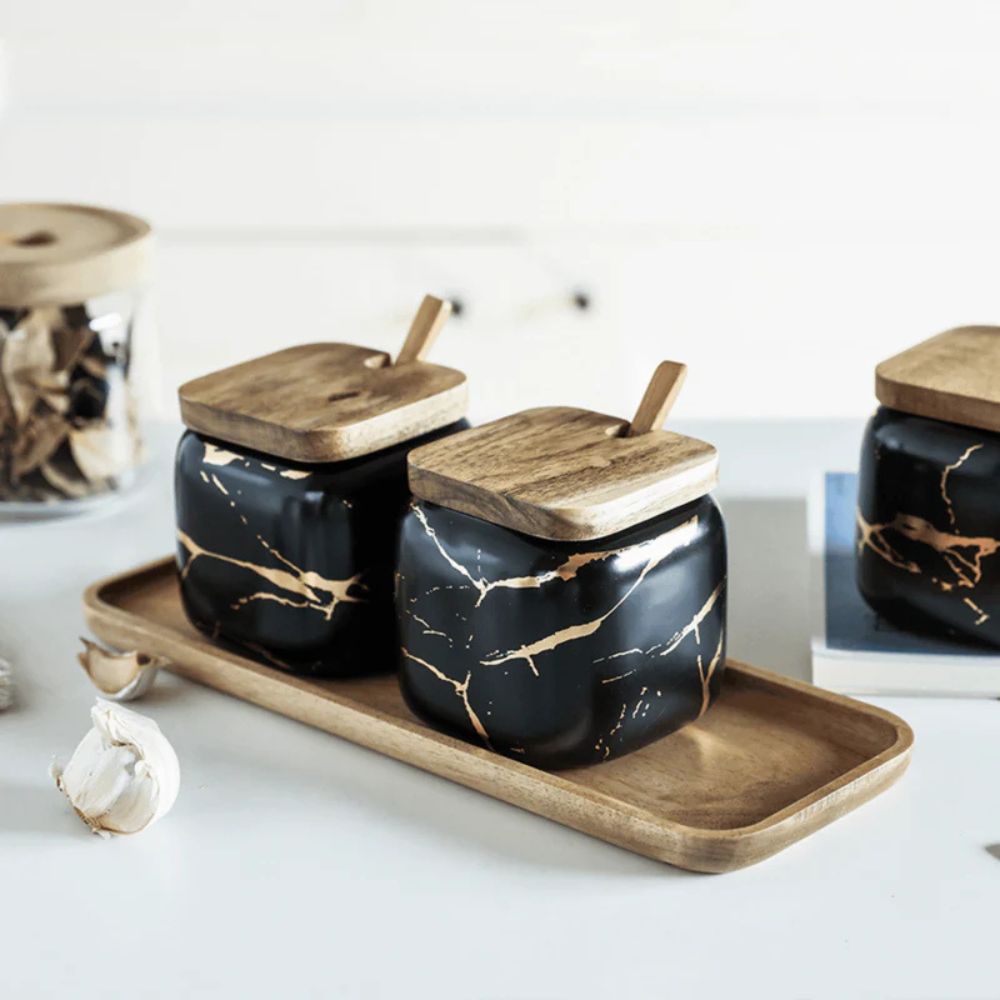 Royal Vein Porslin Kryddburk Set