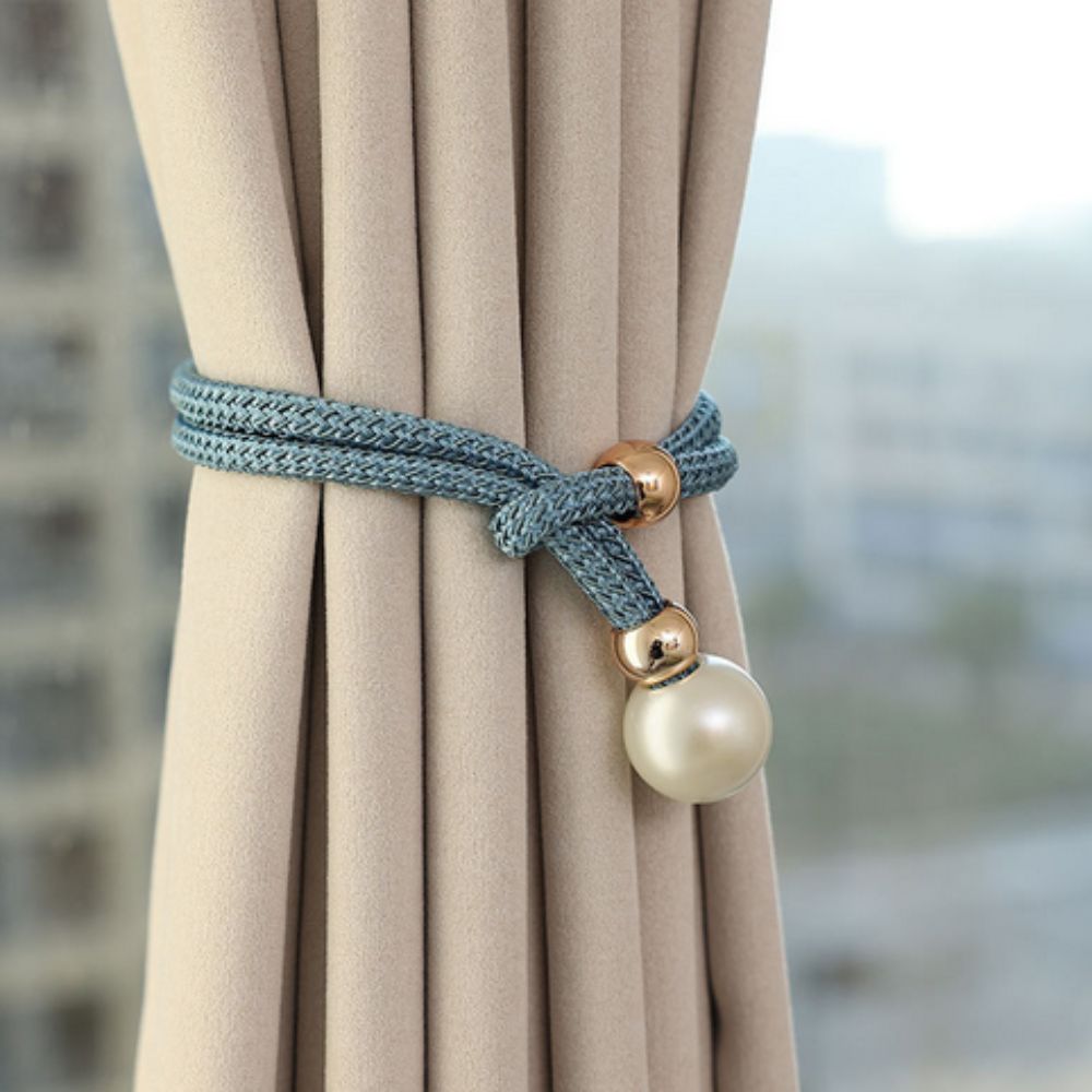 Lustrous Pearl Gardinband | 2 Delar Set