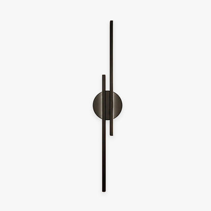 Alana Modern LED Vägglampa - Tvålinjär, Svart/Vit, Metall, Sovrum