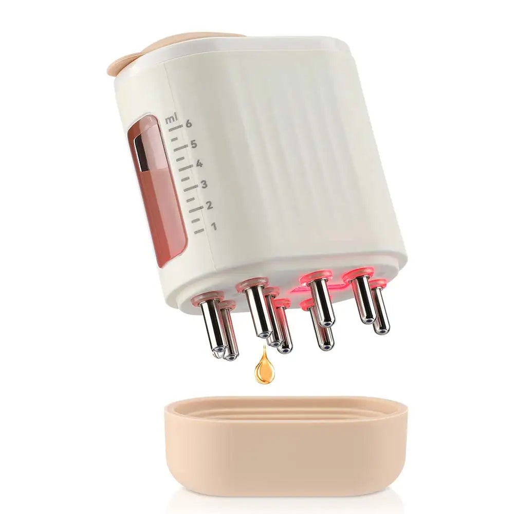 Huvudbottenmassager - Elektrisk hårväxt &amp; behandlingsolja appliceringsborste