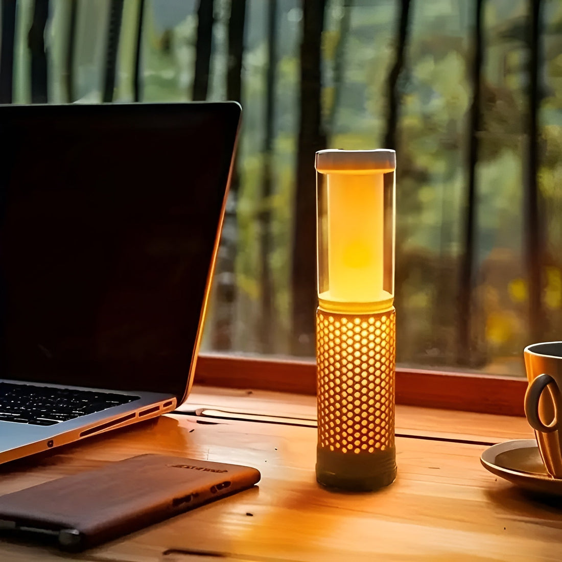 LED Campinglampa med batteri – Justerbar &amp; Bärbar | LED ljus för utomhus &amp; Bord