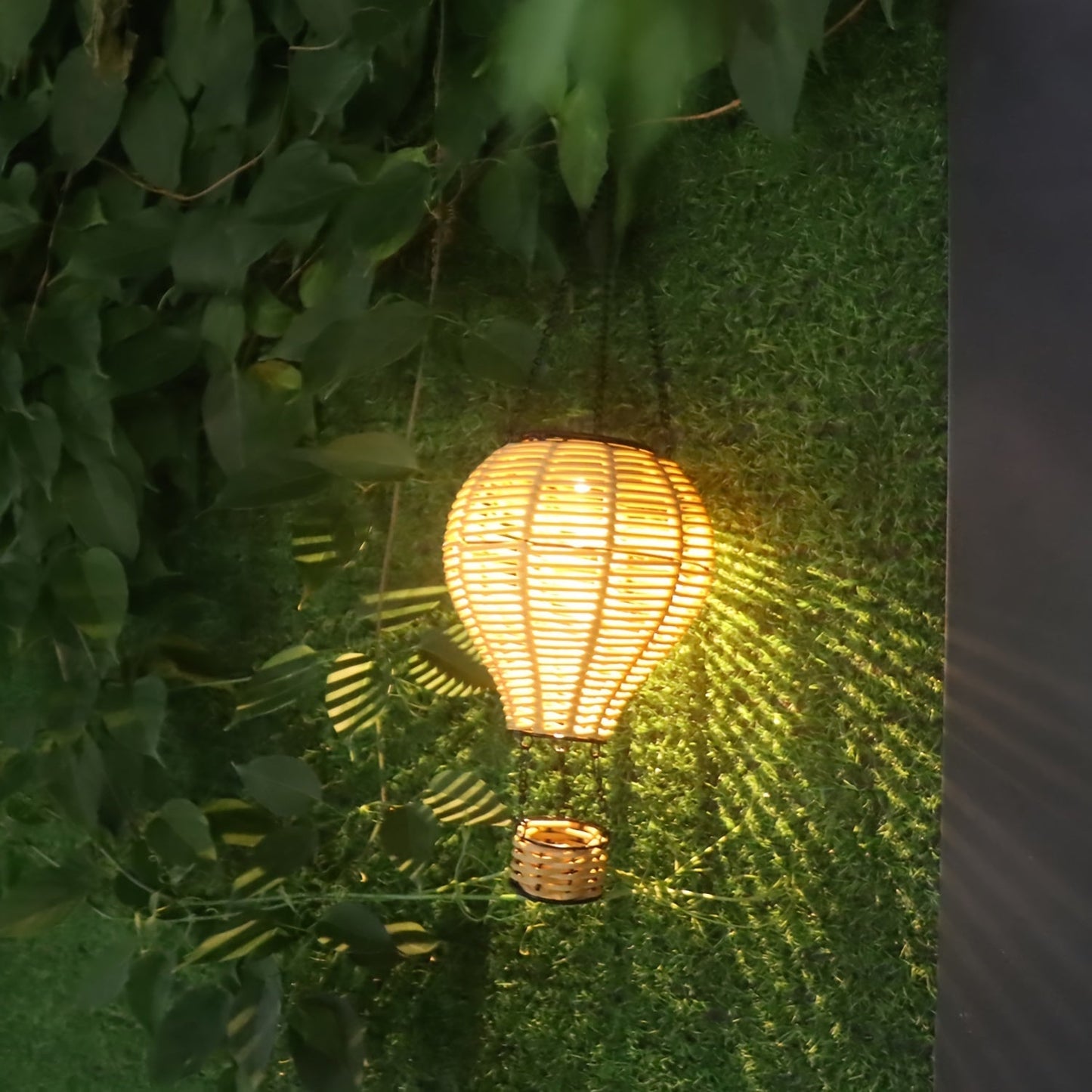 Carvallo Solar Trädgårdslampa Ballong | Magiskt Ljus | För Trädgård & Terrass | 45 cm Höjd