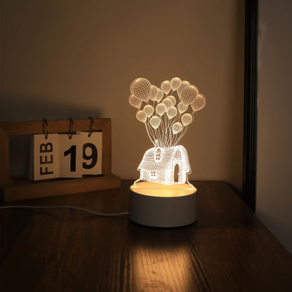 LumiBalloon - 3D LED Ballonghus Nattlampa USB-driven
