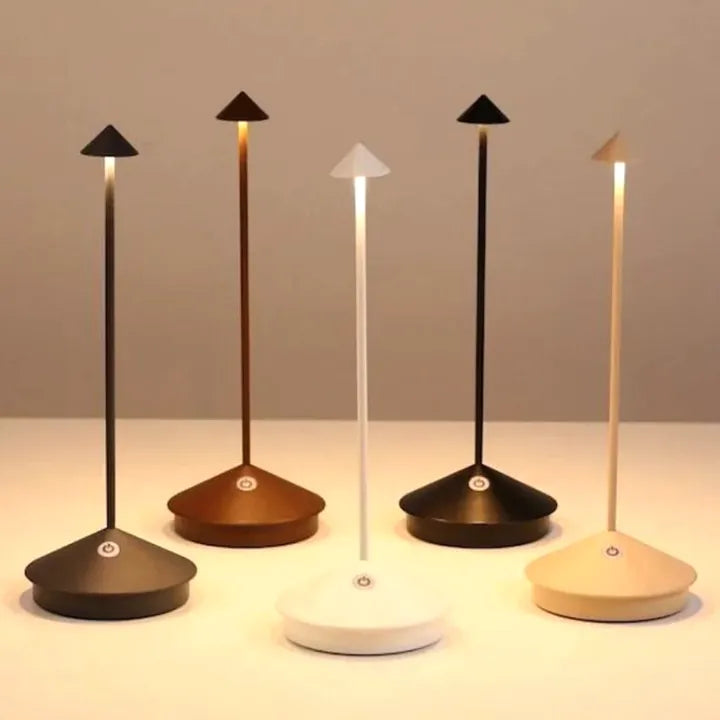 ZenLume - Minimalistisk LED Bordslampa | Vattentålig och Dimbara Trådlös Belysning