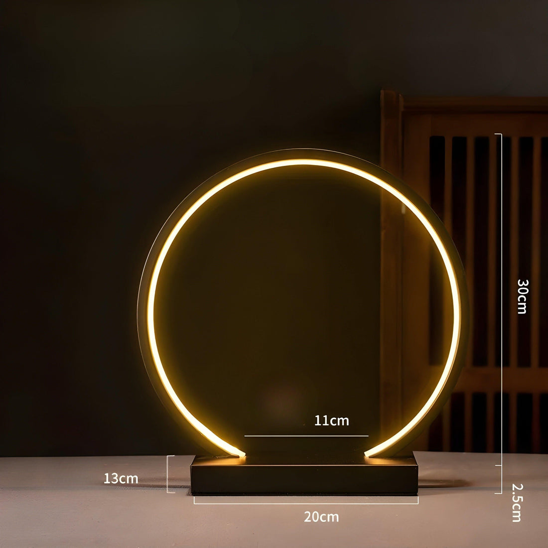 AnimeGlow Lamp - Anime Mobile Suit varmt ljus USB LED ringlampa