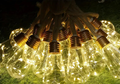 Halloween &amp; Jul Solstringlampor – LED Utomhusbelysning med 8 lägen