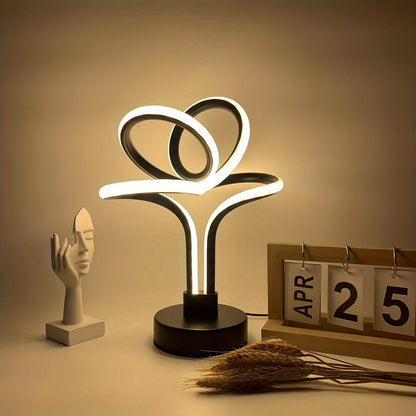 LumiNordic - Modern Nordiskt Inspirerad USB LED Bordslampa