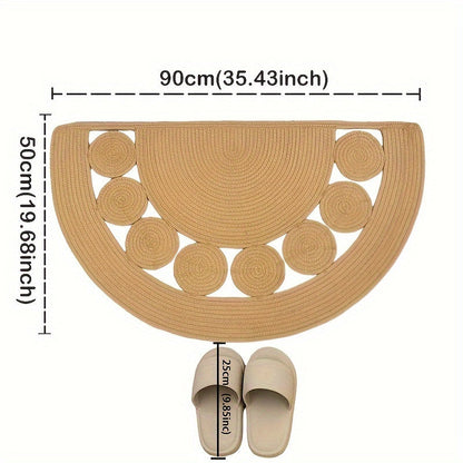 Boho handvävd badmatta – Perfekt för ditt badrum eller entré