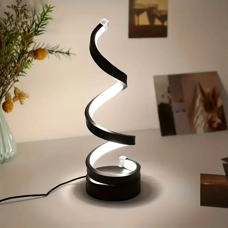 LumiTwist - Kompakt och Mångsidig LED Spiralamp