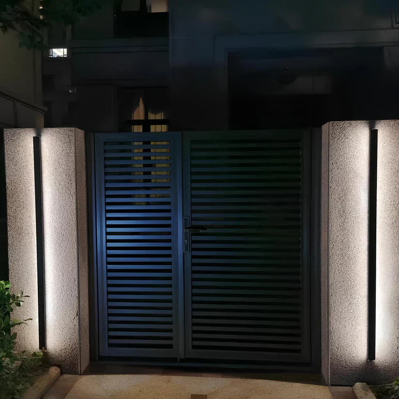 Utomhusvägglampa Aluminium Modern LED Vägglampa