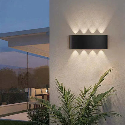 Vägglampa Modern Vit LED Vattentålig Lampa