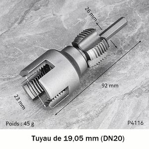 Carvallo Duo – Präzise Gewinde inuti & utanför med bara 1 verktyg (2-pack)