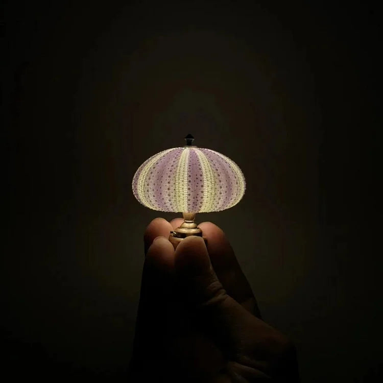 DIY Zee-egel bordslampa