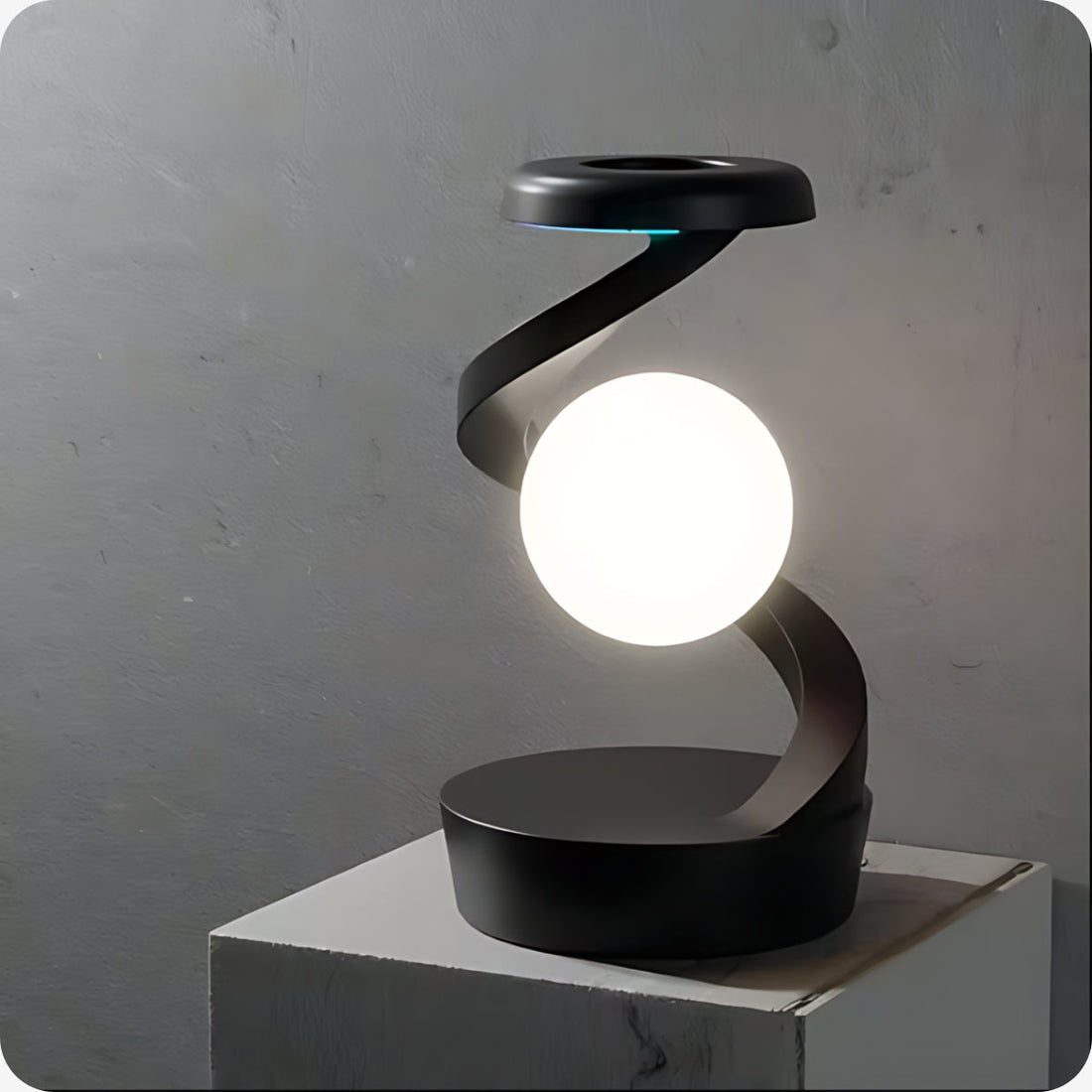 HelixGlow Sphere Lamp - Modern design med varmt sken