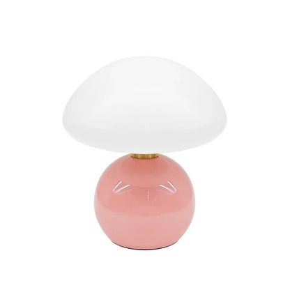 LumiGlass - Modern LED Bordslampa med Glasskärm | Dimbar &amp; Energibesparande