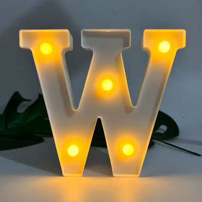 AlphaGlow - LED Dekorativ Bokstavslampa med Batteridrift
