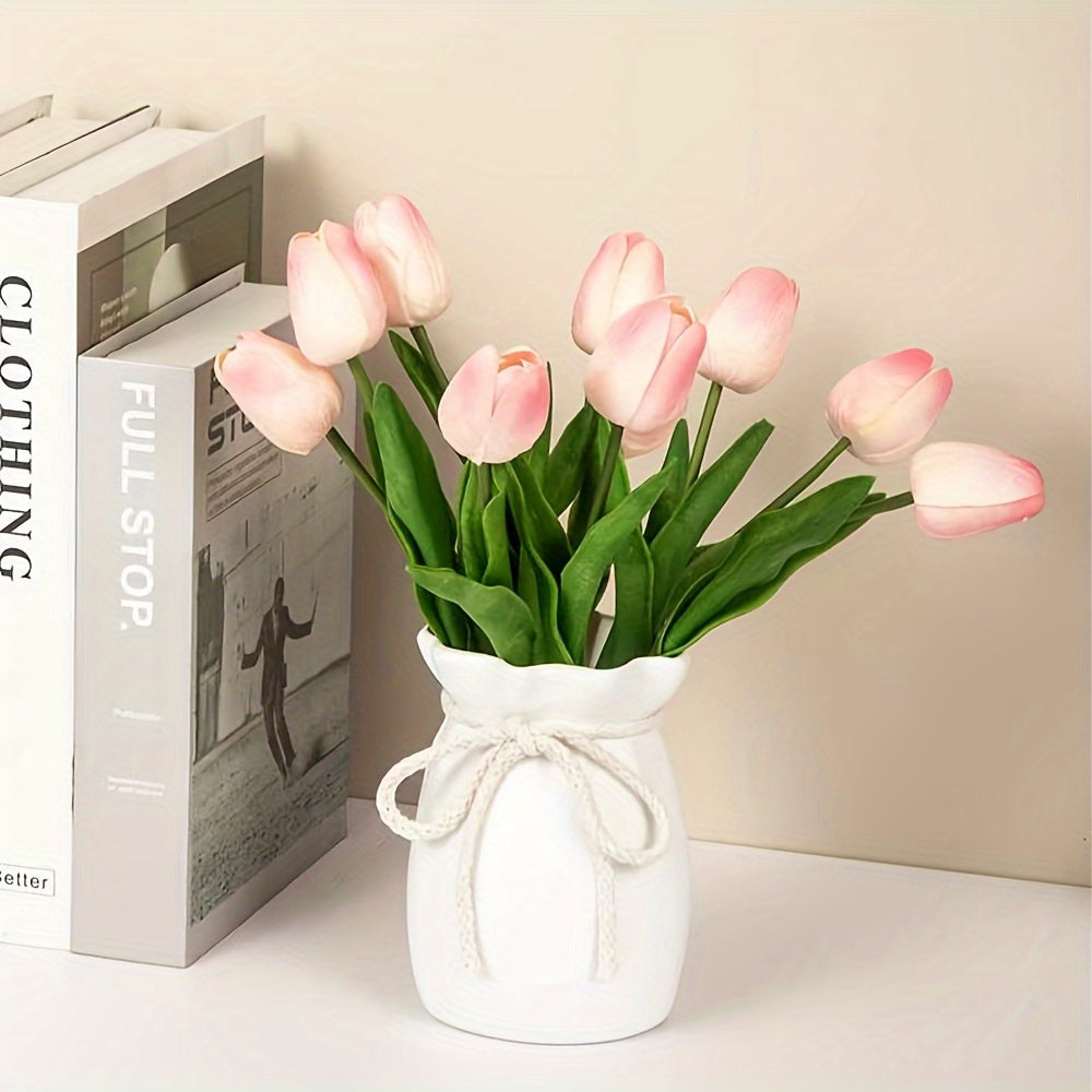 Bohemsk Geometrisk Dekorativ Vas – Idealisk för Vår- och Påskdekorationer