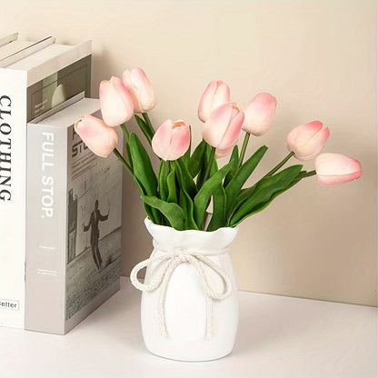 Bohemsk Geometrisk Dekorativ Vas – Idealisk för Vår- och Påskdekorationer