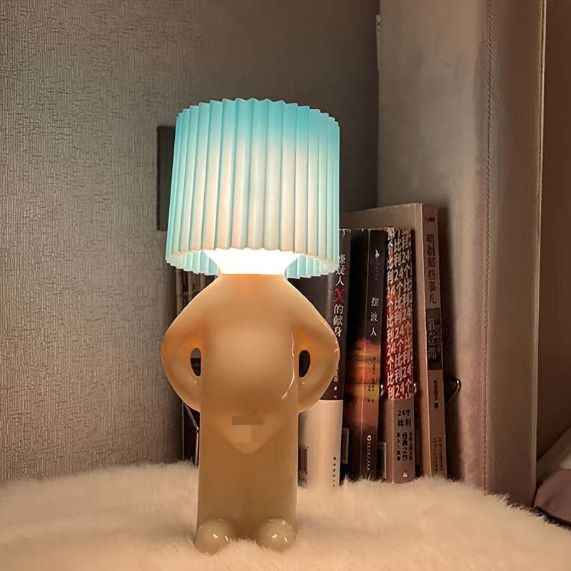VerlegenLicht - USB-driven geometrisk bordslampa med färgglatt ljus