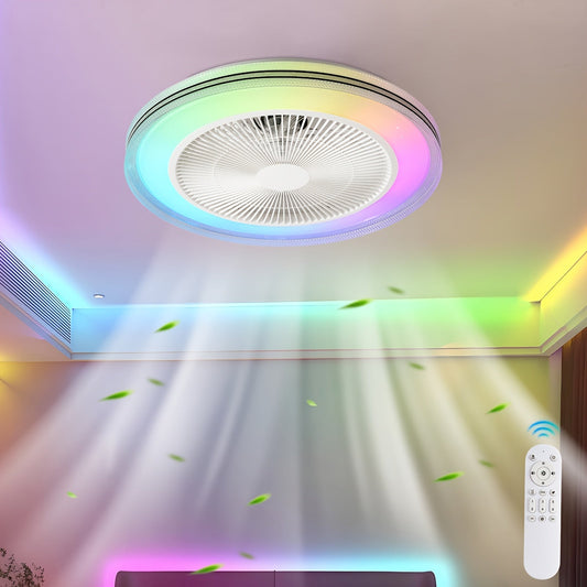 LumiCool RGB Takfläkt – Fräsch och Atmosfärisk