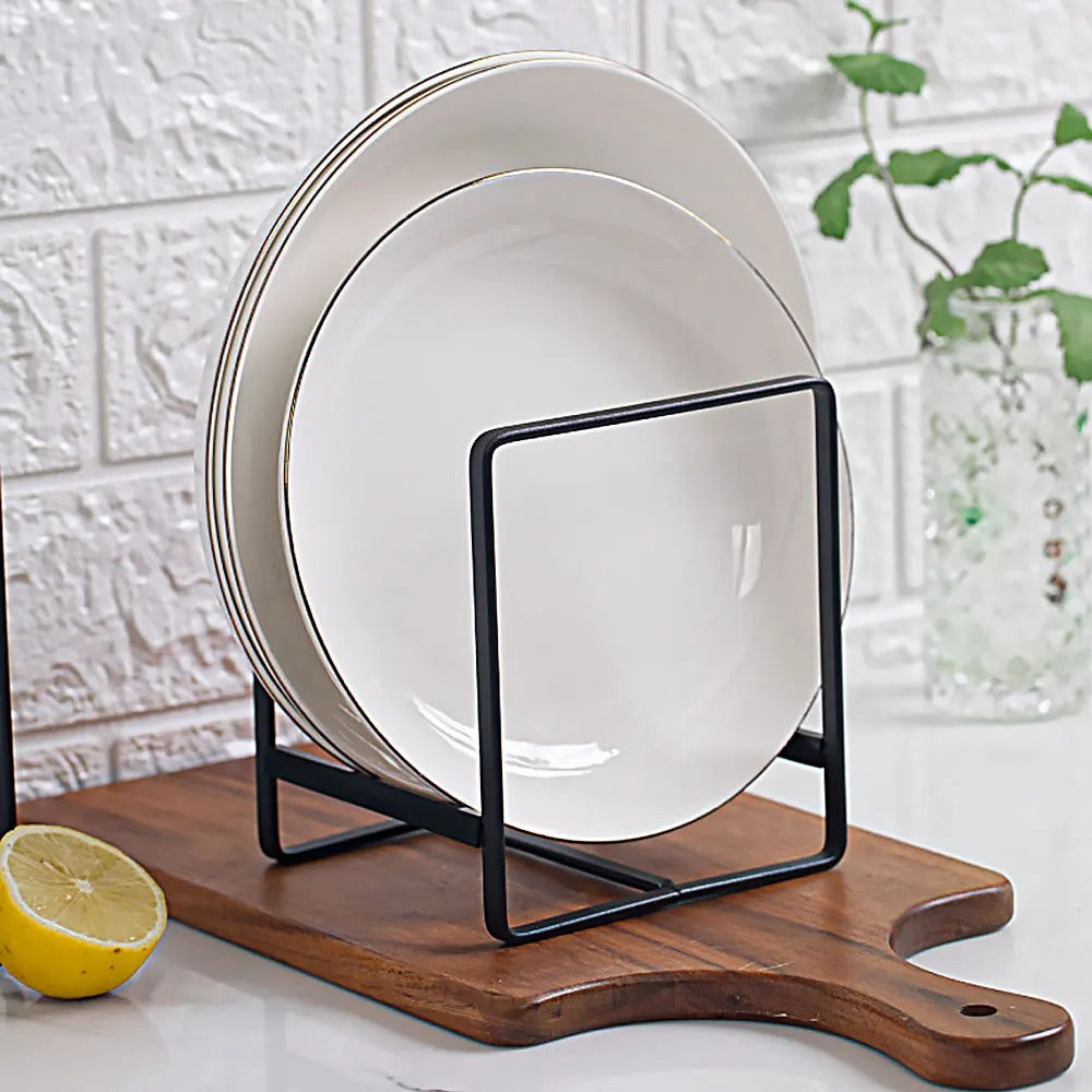 PlateMaster - Vertikal 3 tallrikshållare för effektiv köksförvaring