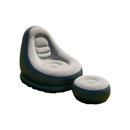 Carvallo Soffa AirLounge Solo | Med Puff | Ergonomisk & Väderbeständig | För Inomhus & Utomhus | 1 Person