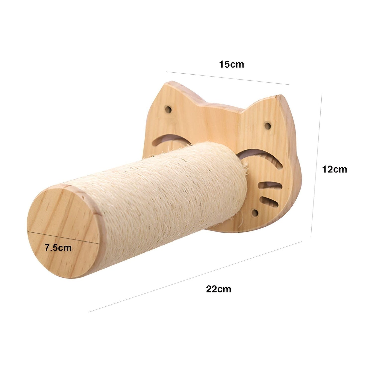 PurrMount Board - Väggmonterad kattklättrande bräda med klösträd