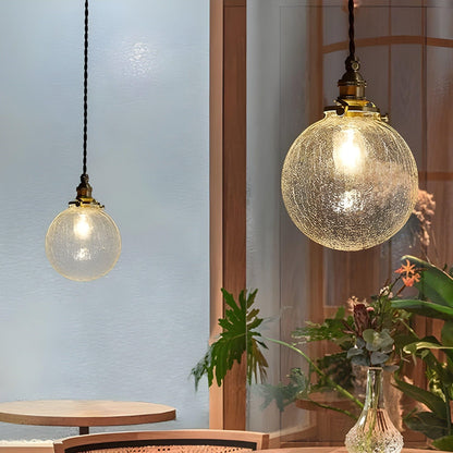 GlossyGlass Light - Nordisk kristallglas minimalistisch hängande lampa
