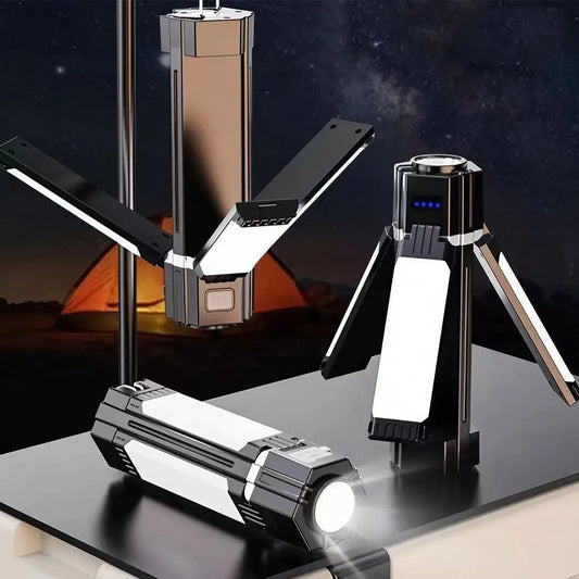 Carvallo XyloBeam | Extra lång batteritid | SOS-funktion & Powerbank | Vitt LED-ljus