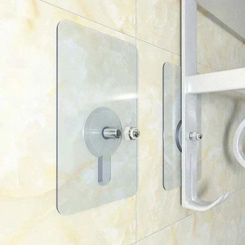 Självklistrande väggkrokar med gänga | För säker hållbarhet och mångsidig användning