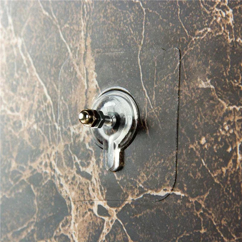 Självklistrande väggkrokar med gänga | För säker hållbarhet och mångsidig användning