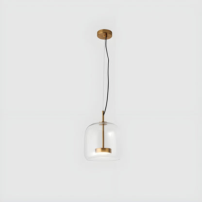 LED-hänglampa i glas - retrodesign med varmt ljus för matsal och kök