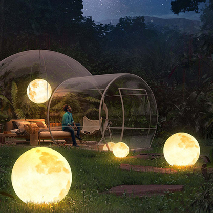 Guld Hängande Lampa – Måninspirerad Form