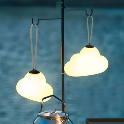 NimbusGlow – Moln-inspired outdoor pendant lamp for dreamy evenings