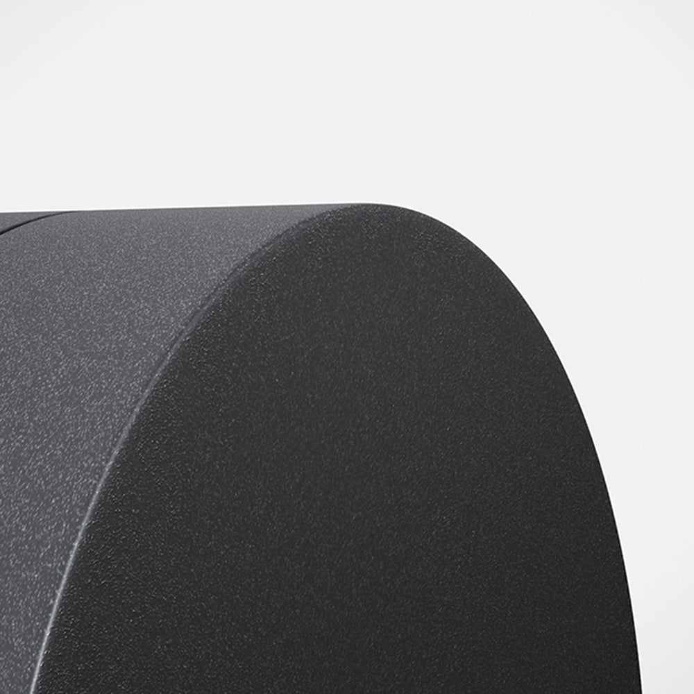 Nutida Rund Glas Utomhus Vägglampa