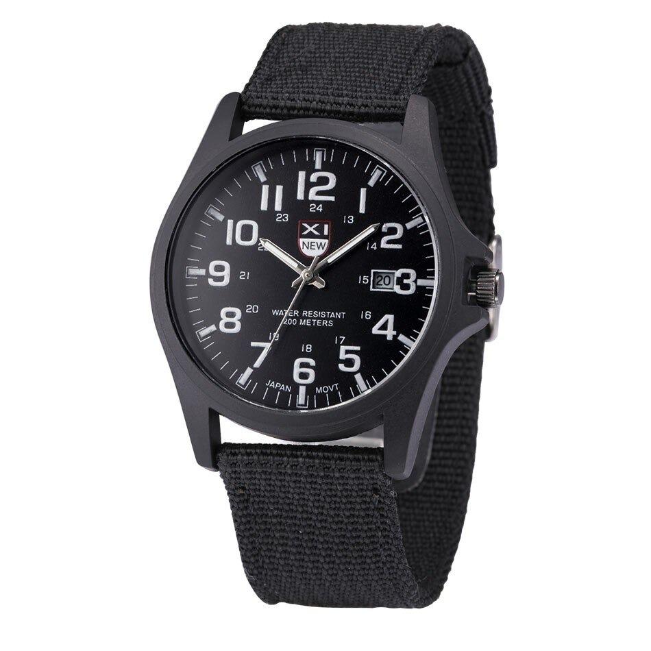 Militärstil Vattentät Analog Armbandsur