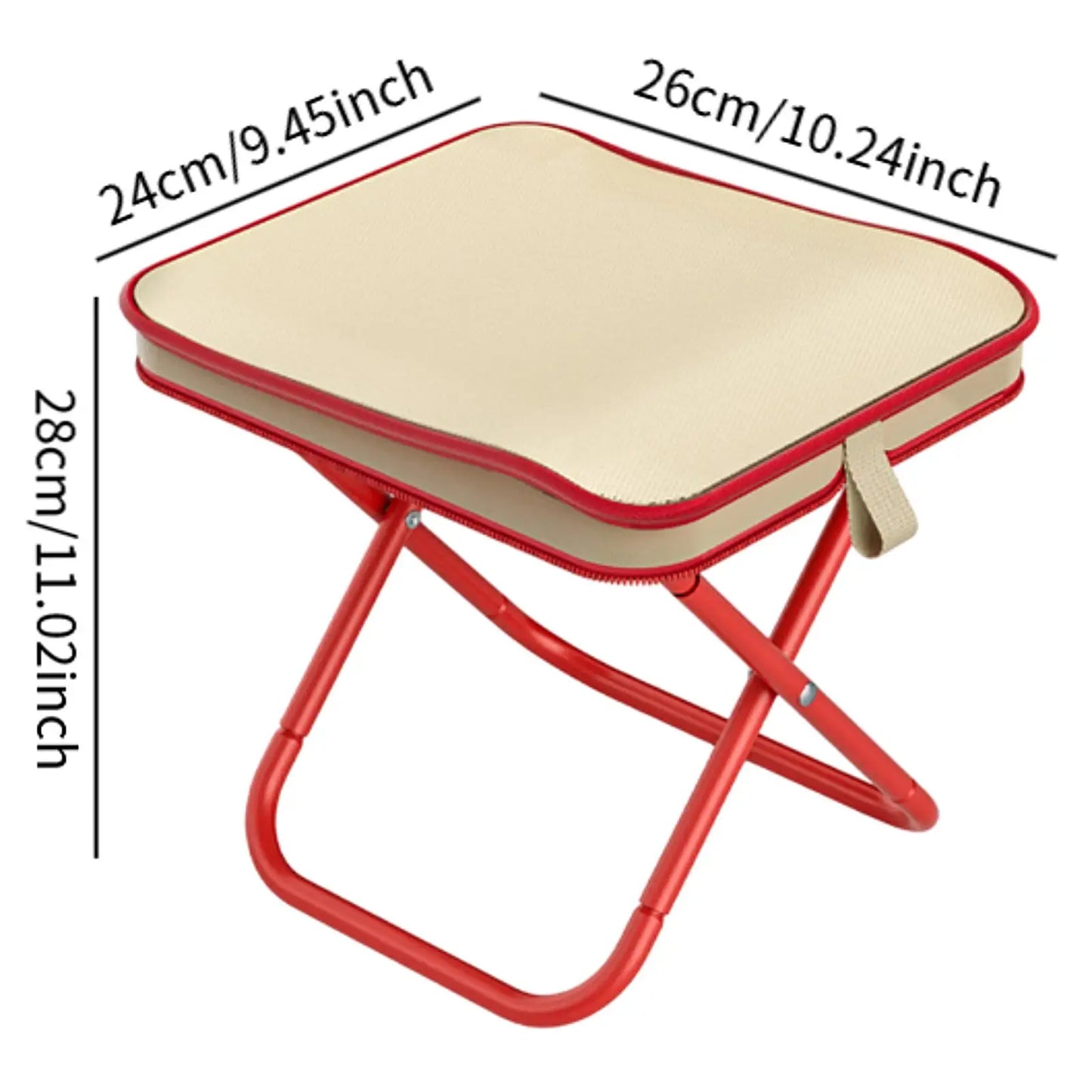 Carvallo Fällbar Campingstol | Ultralätt & Bärbar | För Fiske, Picknick & Resor