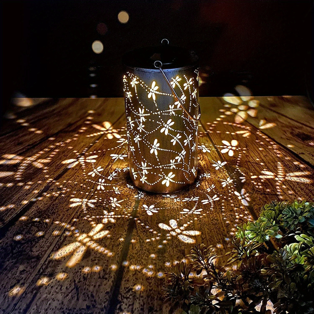 Solarlampa med kula