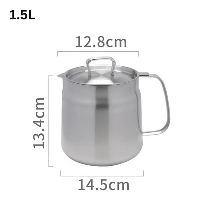 Carvallo - Kök oljebehållare i rostfritt stål med sil