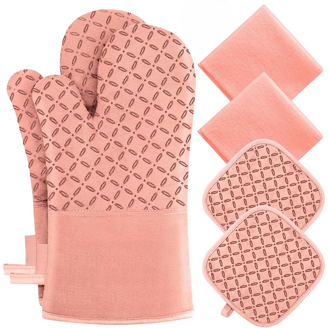 Carvallo-Set HeatGuard Pro | 6-delat | Värmebeständig upp till 260 °C | Rutschfritt silikon | Extra lång