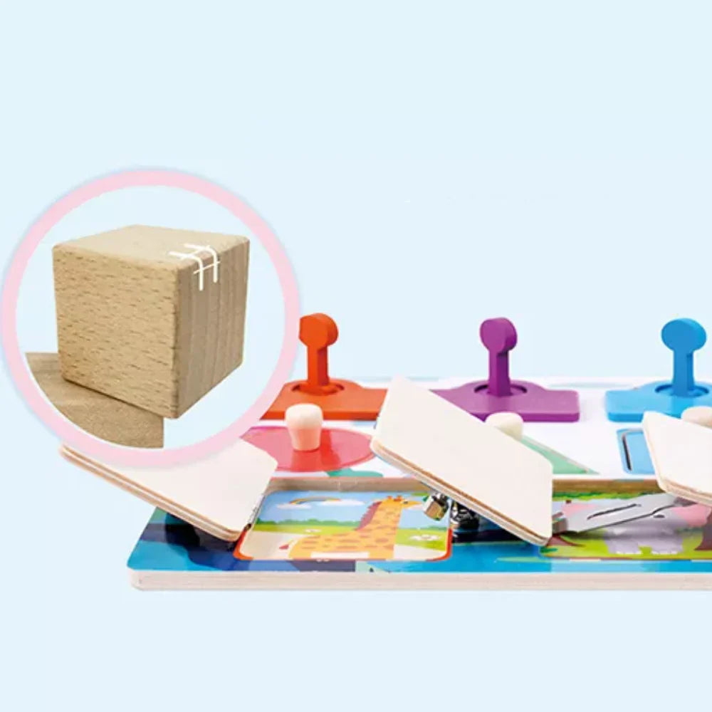 Explorer Sensorisk Bräda | Interaktivt Roligt för Små Äventyrare