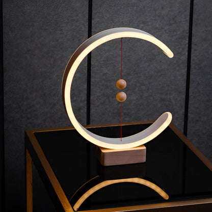 Modern LED-inomhuslampor med magnetiska strömbrytare och månskärmsbelysning