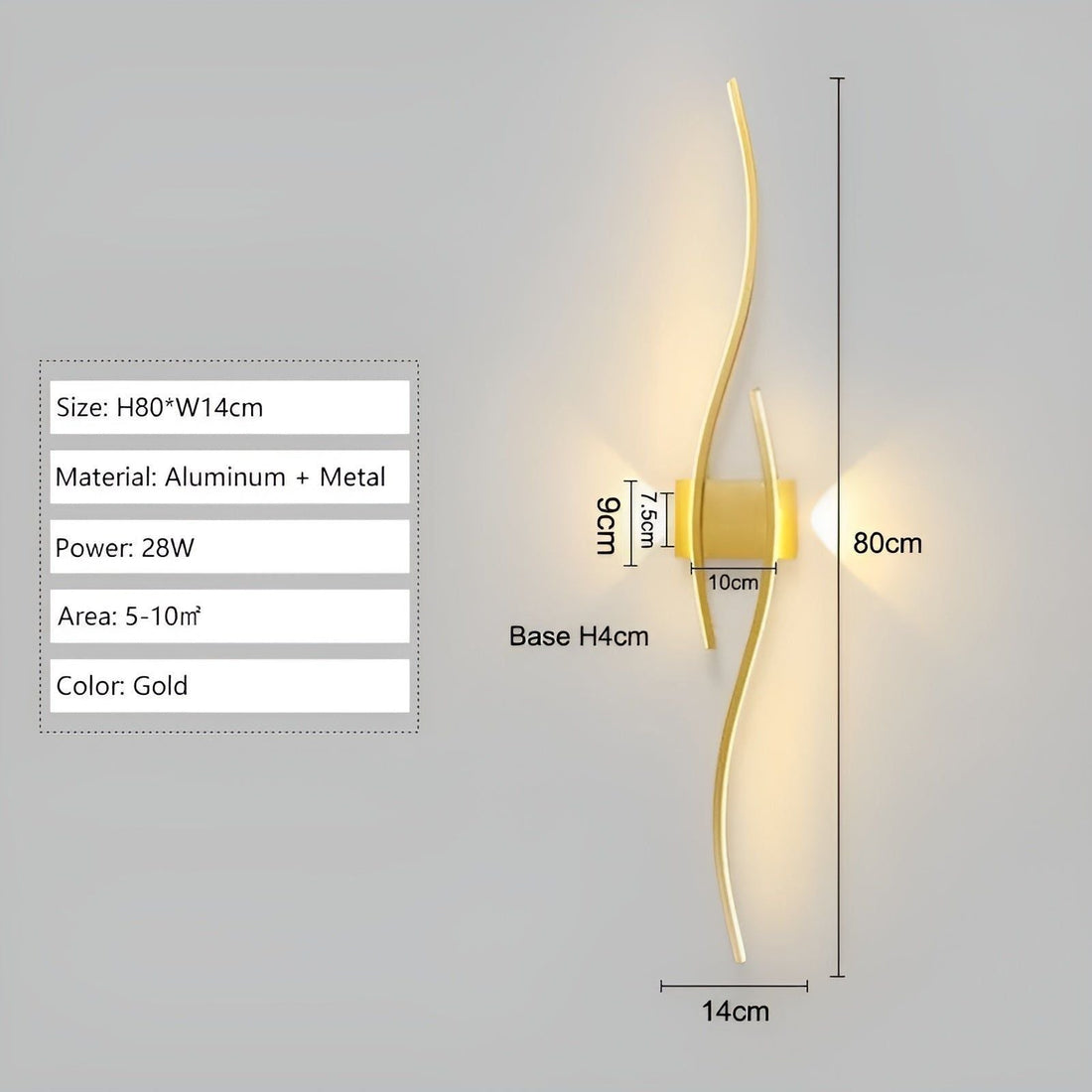 AisleRadiance Light - Nordic Flur LED VÄGGLAMPOR