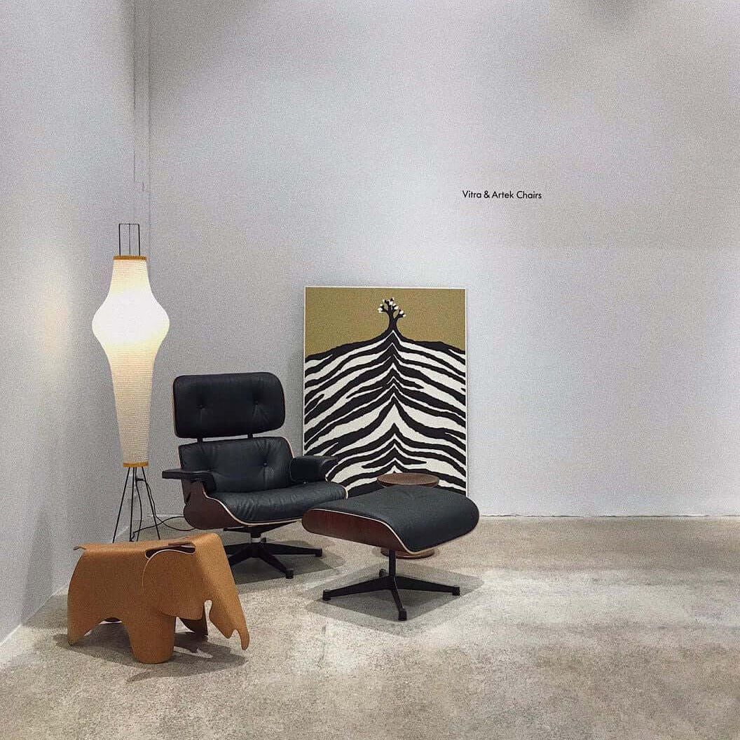 Lunora Haze | Skulptural golvlampa i rispapper i Japandi-stil