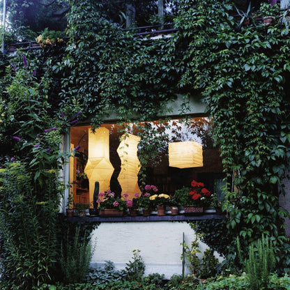 Lunora Haze | Skulptural golvlampa i rispapper i Japandi-stil