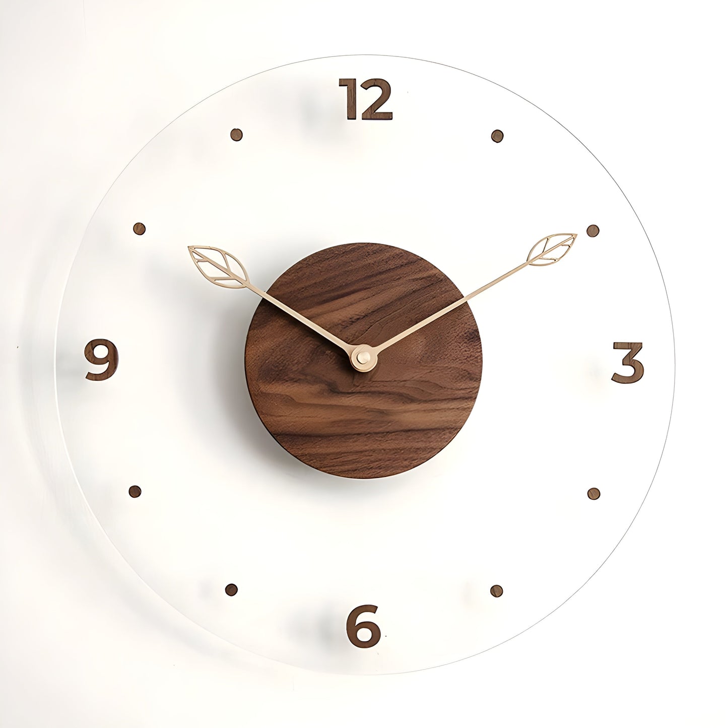 Carvallo - Minimalistisk tyst väggur med ren design för vilket rum som helst