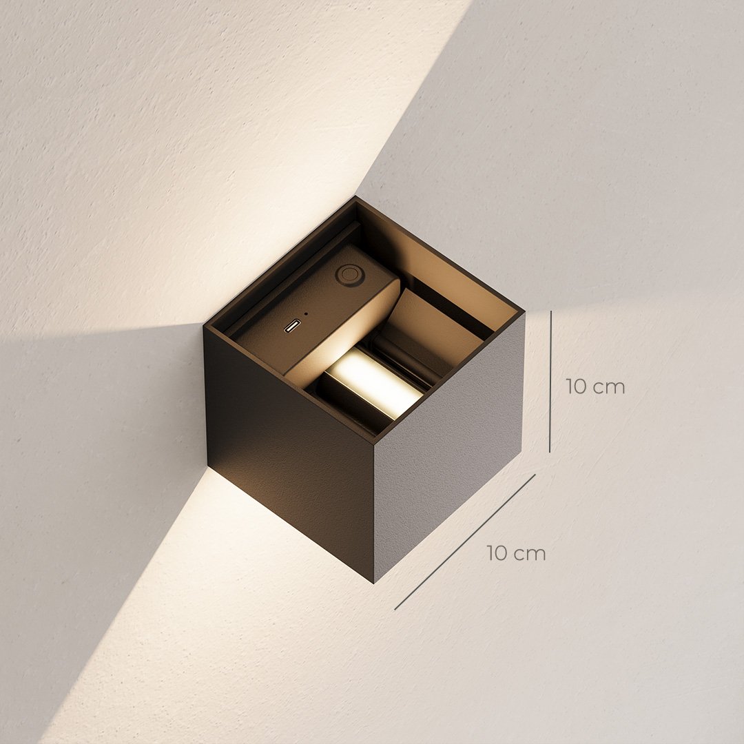 Carvallo – LED Vägglampa med Justerbara Ljusventiler