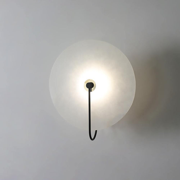 Lugnande LED Vägglampa i Alabaster