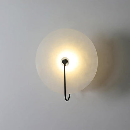 Lugnande LED Vägglampa i Alabaster